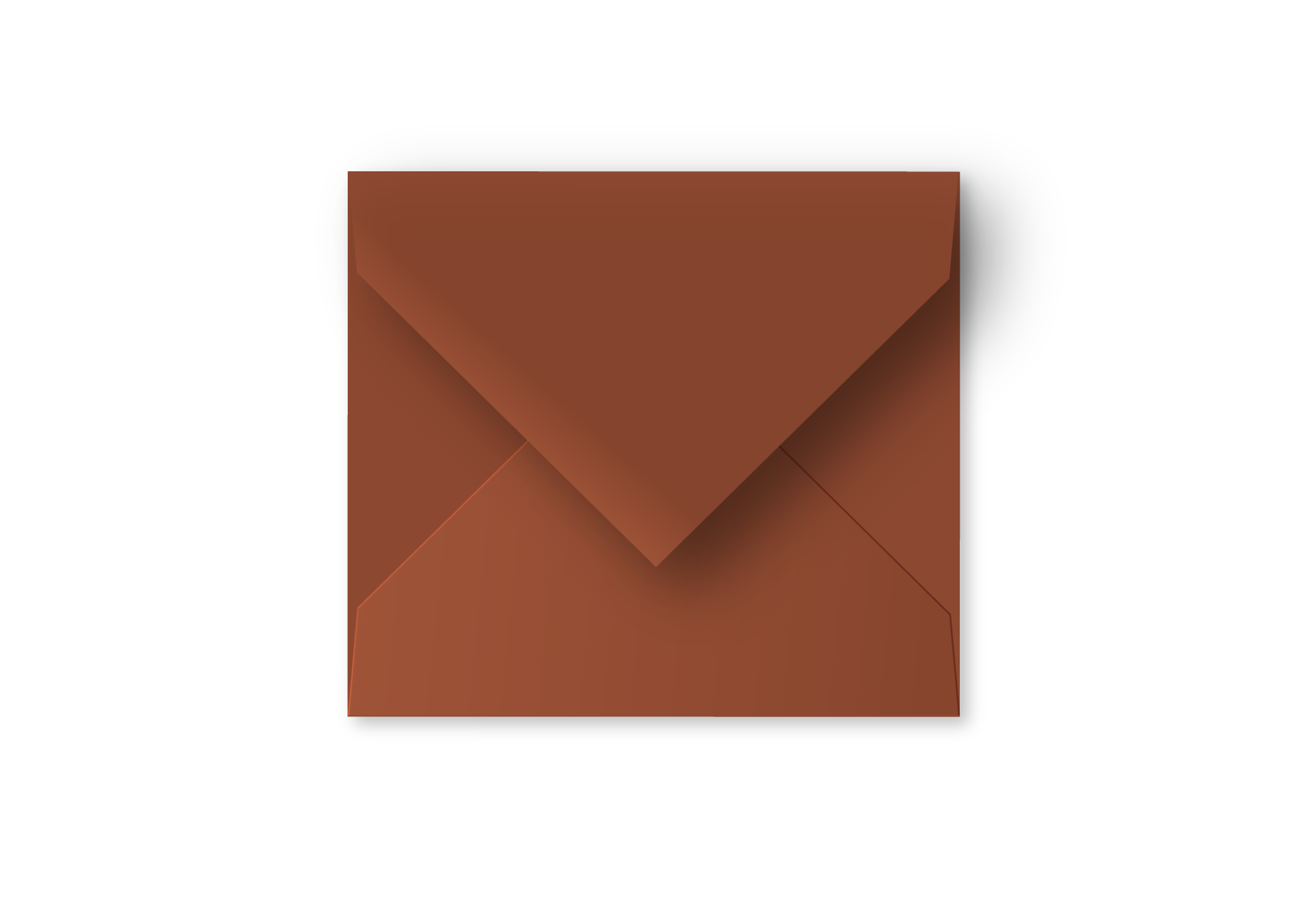 Enveloppe reebruin - vals vierkant - 50st-1