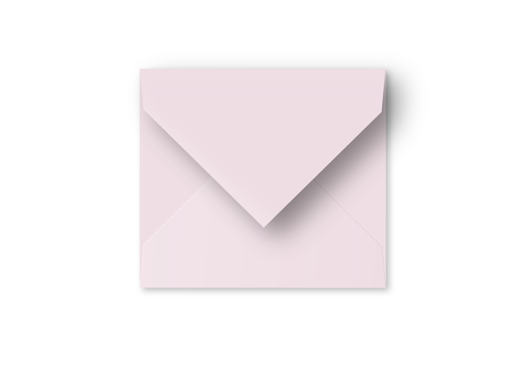 Enveloppe blush - vals vierkant - per 50st-1
