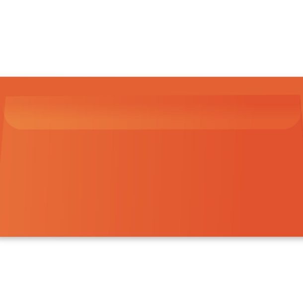Enveloppe oranjerood - US - 50st