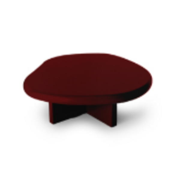 Organische tray mini bordeaux