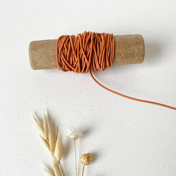 Elastisch koord per meter -1mm terra