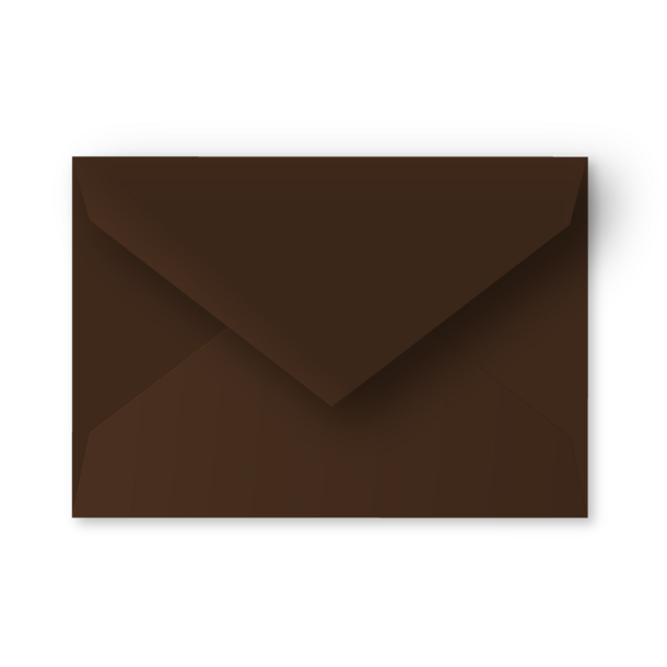 Enveloppe chocoladebruin - A6 (postkaart)