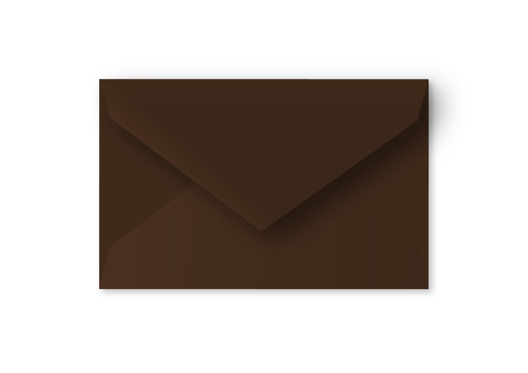 Enveloppe chocoladebruin - grote postkaart-1
