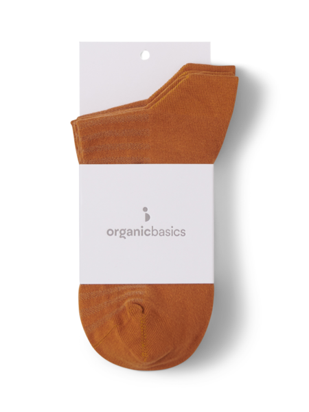 Organic Cotton Socks ocher  (2-pack)