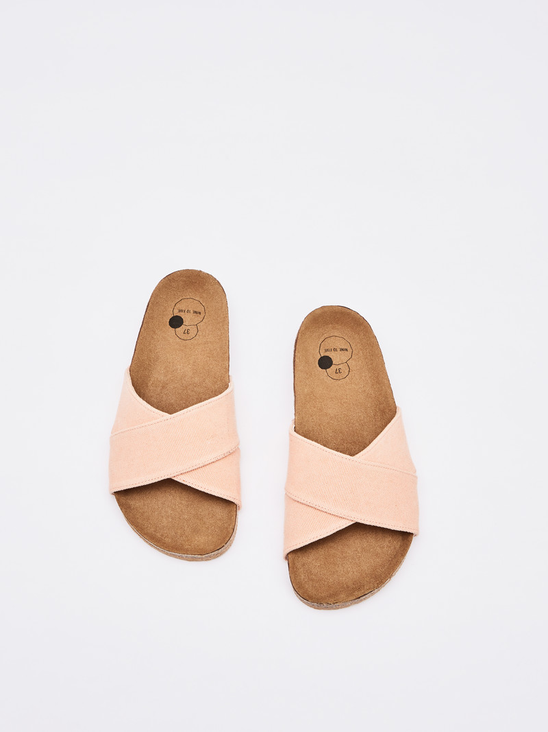 Cross Slide #clota blush canvas