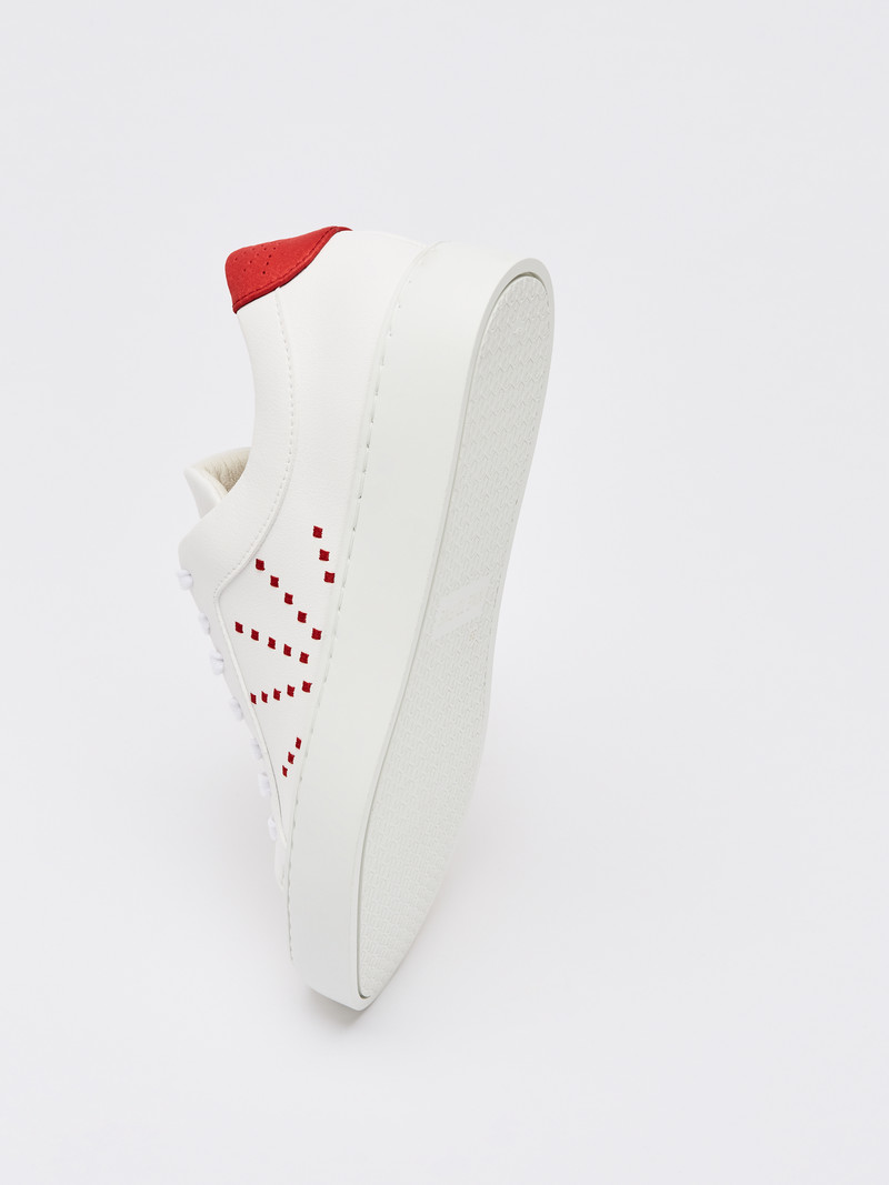 Laced Sneaker #gràcia white cherry