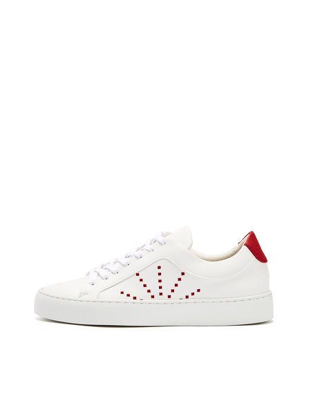 Laced Sneaker #gràcia white cherry