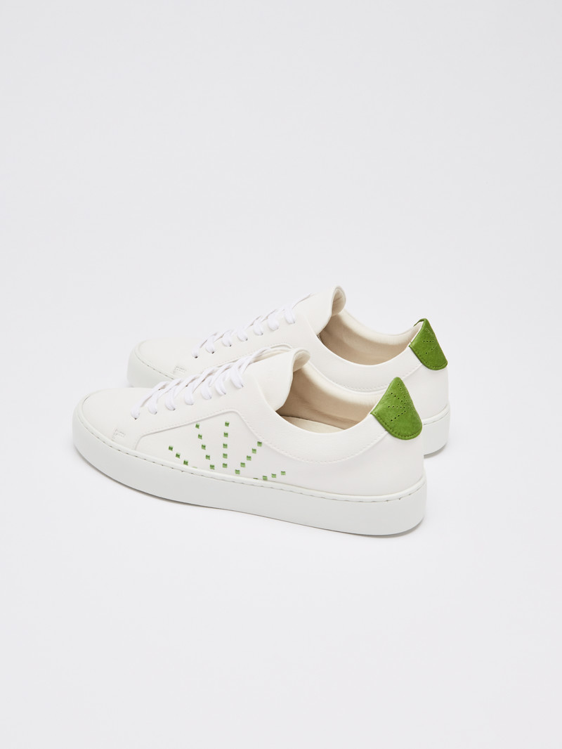 Laced Sneaker #gràcia white lime