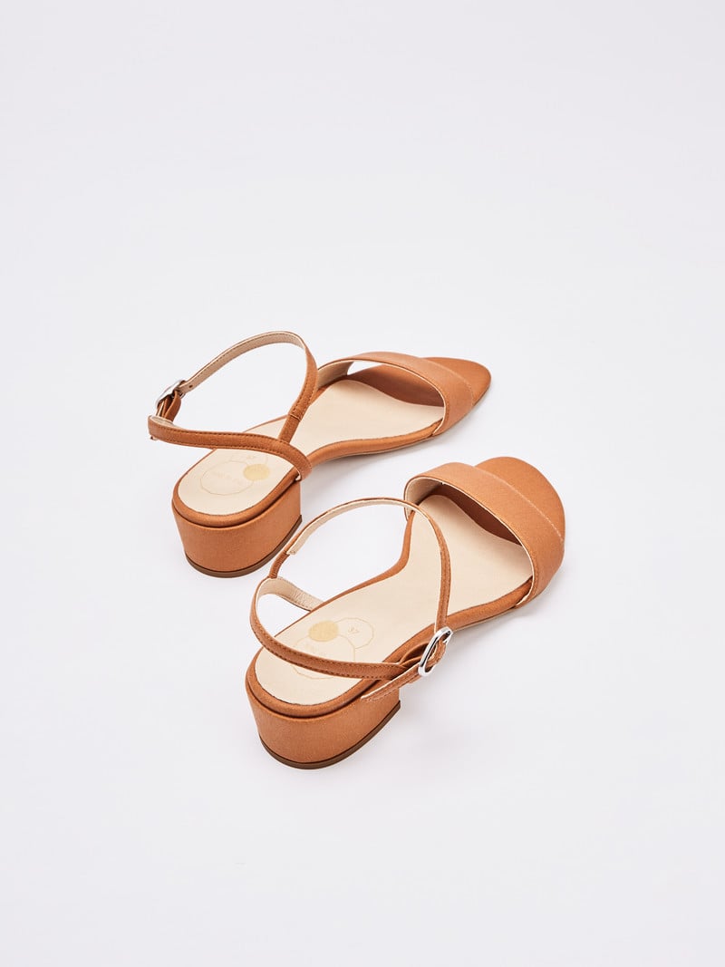 Strappy Sandal #sul cognac fiber - NINE TO FIVE