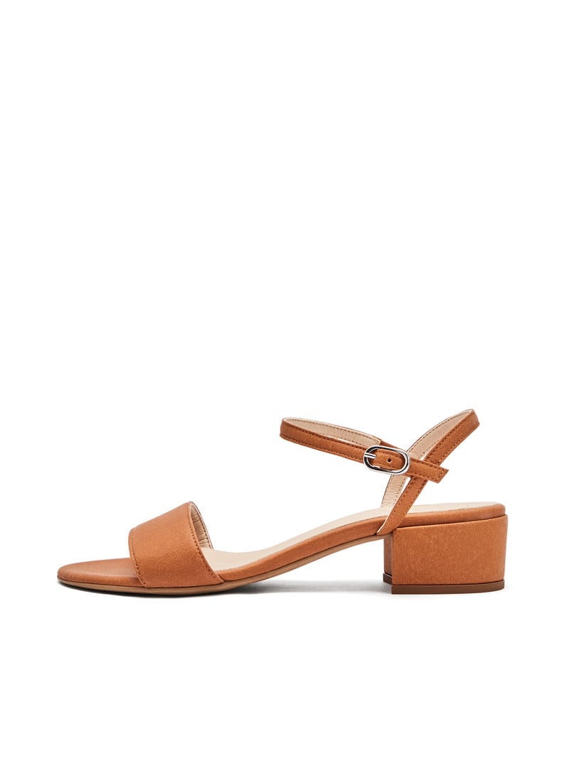 Strappy Sandal #sul  cognac fiber