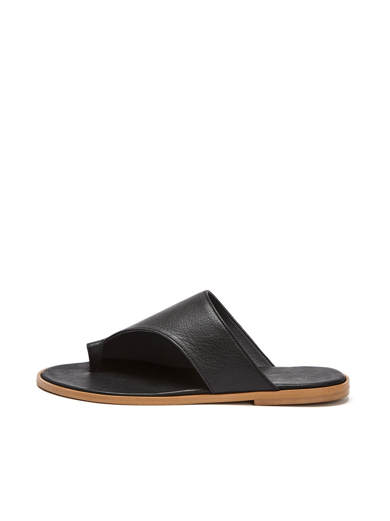 Toe Strap Mule #mona black