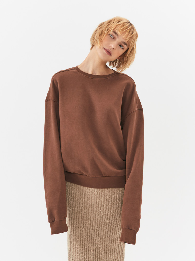 Big Sweater #dove chocolate fleece