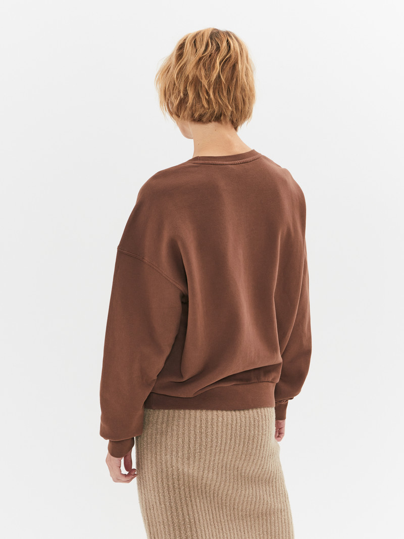 Big Sweater #dove chocolate fleece