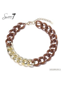 Sweet 7 Necklace Chain Fey Short Bruin
