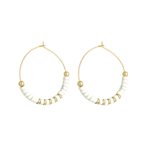 J.Y.M. Oorbellen Beaded Hoops J.Y.M. Oorbellen Beaded Hoops