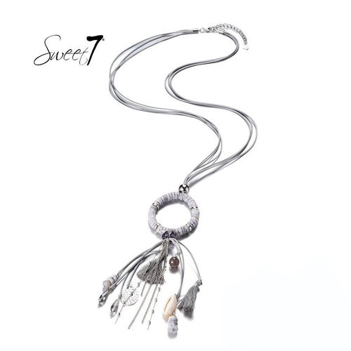 Sweet 7 Necklace Kiki Grey Sweet 7 Necklace Kiki Grey