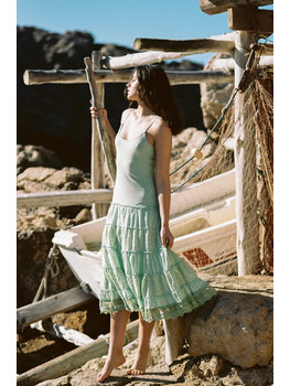 Isla Ibiza Bonita Sleeveless Long Dress Es Cubells – Azul