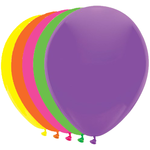 Ballonnen Neon mix 25cm -10 stuks