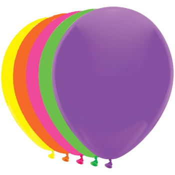 Ballonnen Neon mix 25cm-10 stuks