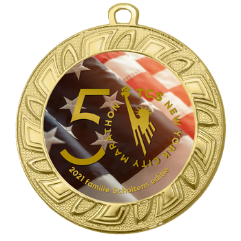 Medaille 2370 Ø 70 mm. met eigen afbeelding/logo
