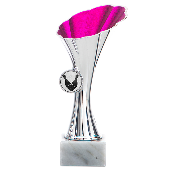 Trofee Dirkshorn zilver-roze