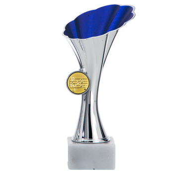 Trofee Lelystad zilver-blauw