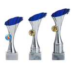 Trofee Lelystad zilver-blauw