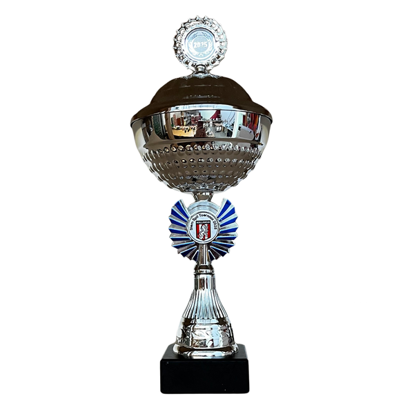 Sportprijs Ursem zilver-blauw