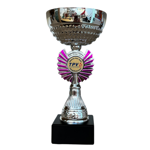 Sportprijs Alkmaar zilver-roze