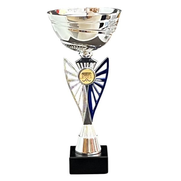 Sportprijs Wervershoof zilver-blauw