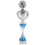 Beker Costa zilver-blauw