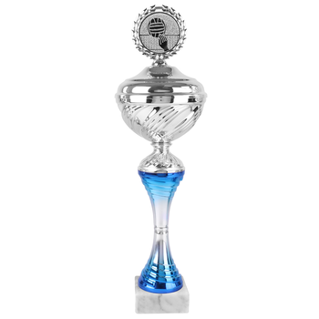 Beker Costa zilver-blauw