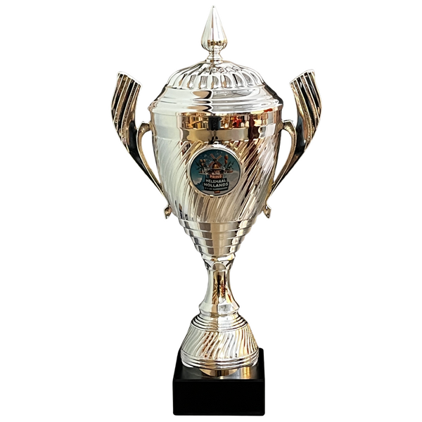 Kunststof beker Deventer zilver