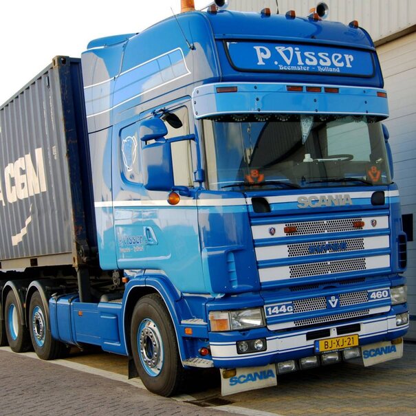 Zonneklep type 1-A voor Scania 4-serie met Topline cabine