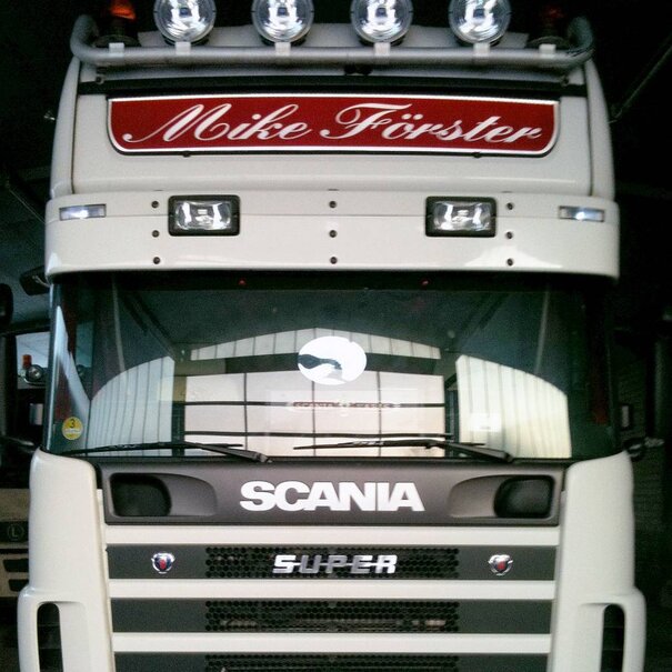 Zonneklep type 1-B voor Scania 4-serie met Topline cabine