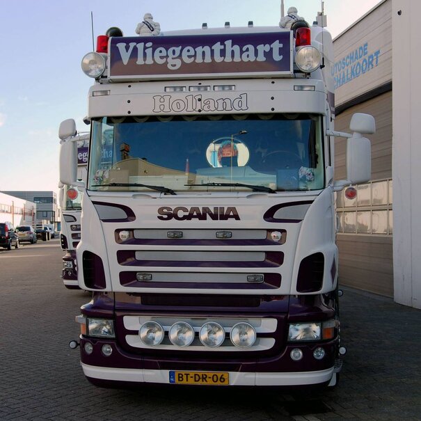 Zonneklep type 1-A voor Scania R-serie met Highline cabine