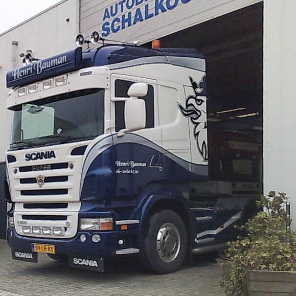 Zonneklep type 1-C voor Scania R-serie met Highline cabine