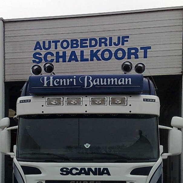 Zonneklep type 1-C voor Scania R-serie met Highline cabine