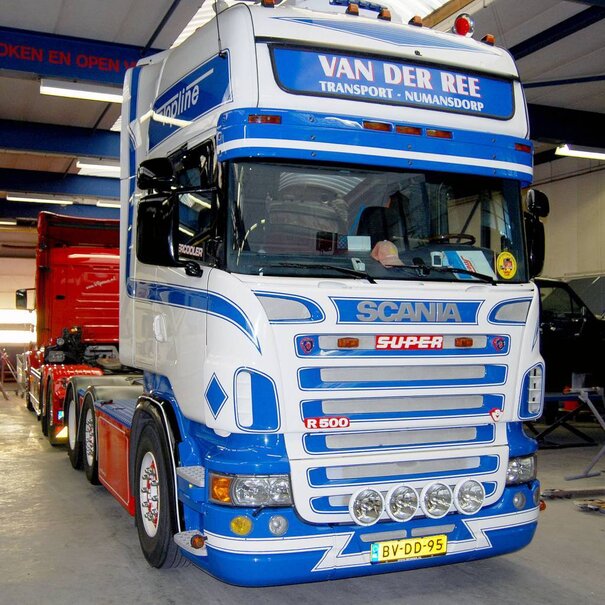 Zonneklep type 1-A voor Scania R-serie met Topline cabine