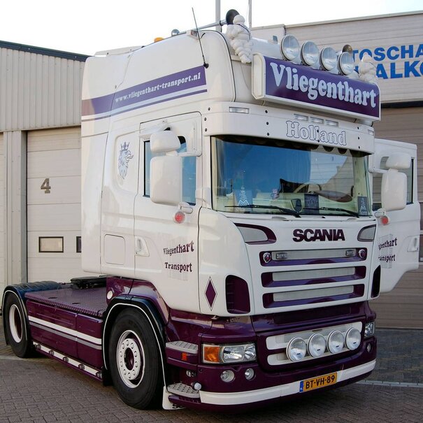 Zonneklep type 1-A voor Scania R-serie met Topline cabine