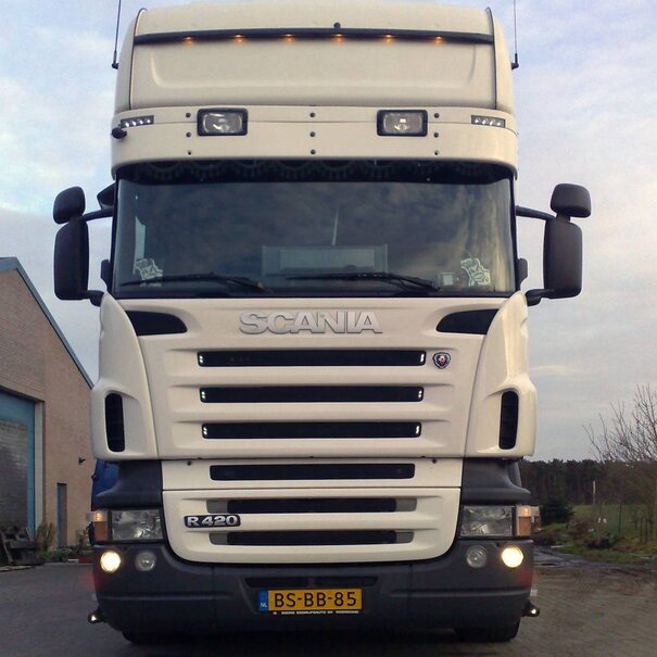 Zonneklep type 1-B voor Scania R-serie met Topline cabine