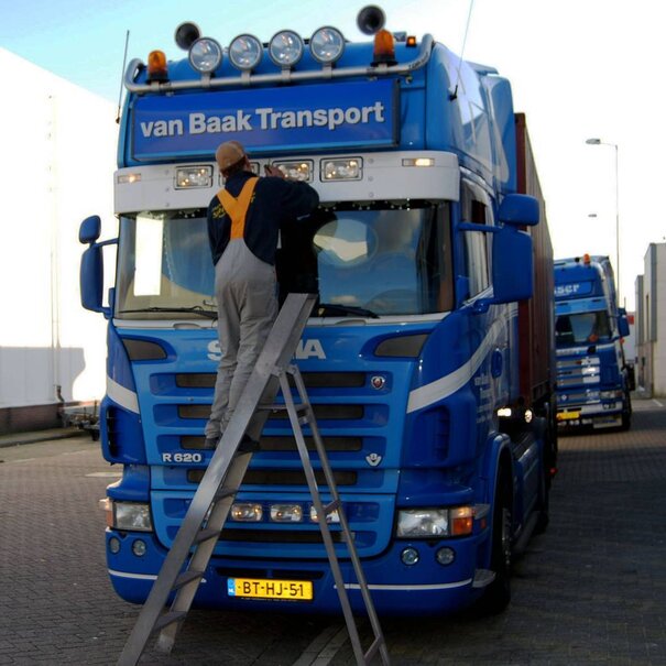 Zonneklep type 1-C voor Scania R-serie met Topline cabine