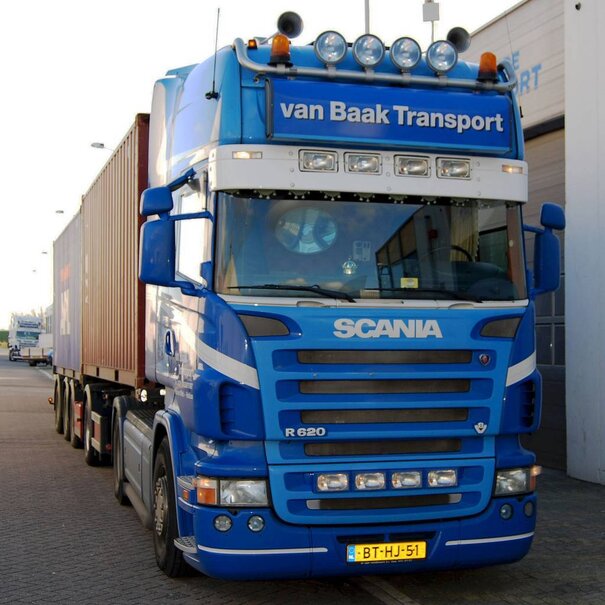 Zonneklep type 1-C voor Scania R-serie met Topline cabine