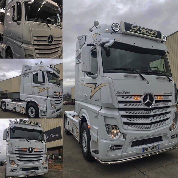 Mercedes-Benz Actros MP4 zonneklep