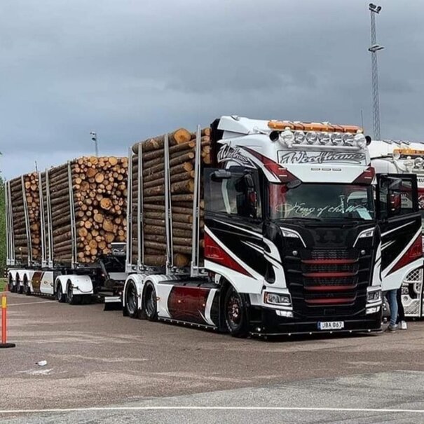 Scania Next Generation zonneklep Flat Bottom type 3D