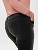 Only Carmakoma Skinny ankle jeans black willy