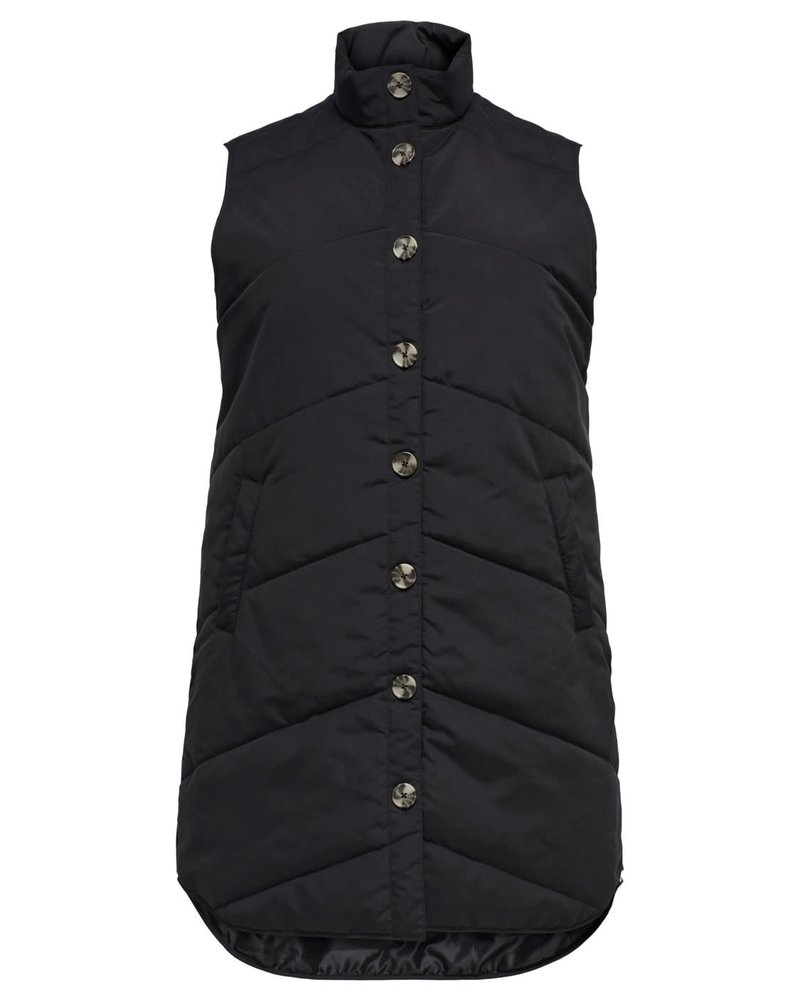 Only Carmakoma long quilted waistcoat Bella