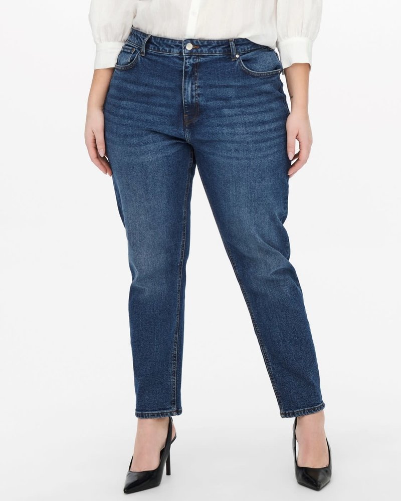 Only Carmakoma mom jeans Eneda  medium blue