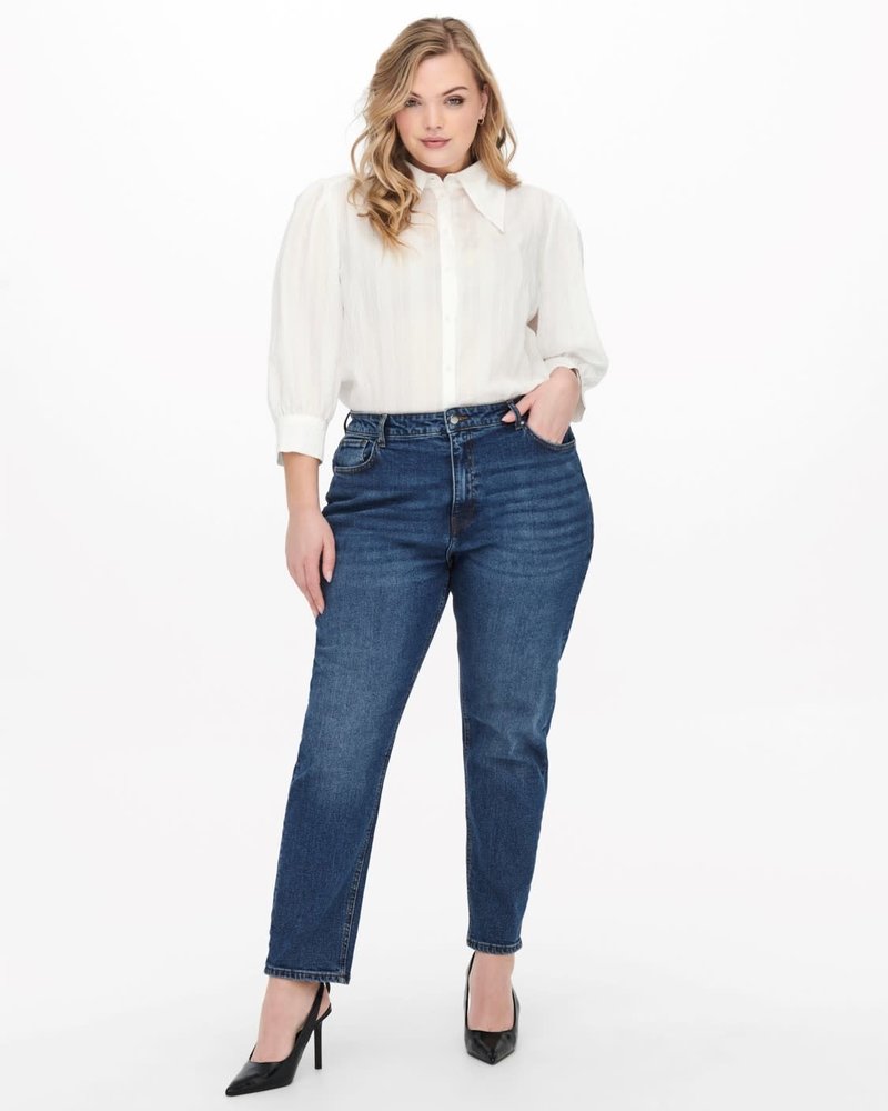 Only Carmakoma mom jeans Eneda  medium blue