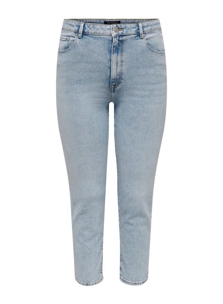 Only Carmakoma straight ankle jeans light blue Mily